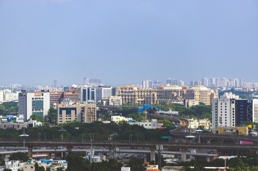 Chennai skyline